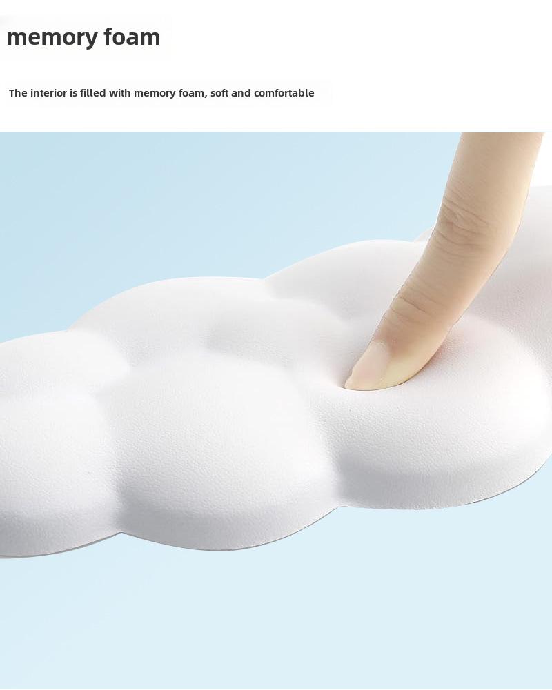 Vendita Calda Supporto da Polso in Memory Foam a Tinta Unita per Tastiera per Digitazione su Desktop