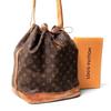 Noe  Monogram Shoulder Bag  Handbag  Drawstring Style, Brown Authenticated  from  Japan