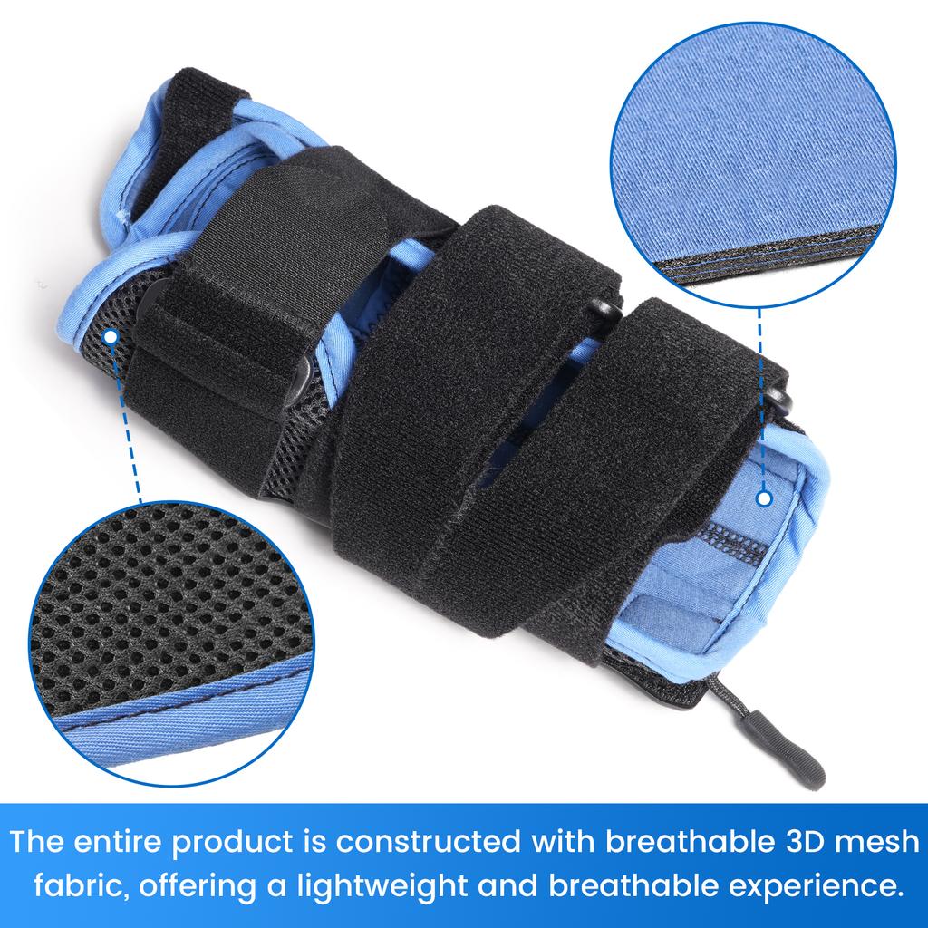 Orteza nadgarstka Velpeau ze wsparciem kciuka na zapalenie pochewki ścięgien de Quervaina, zwichnięcie i ból artretyczny, orteza nadgarstka dla mężczyzn i kobiet