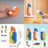 Mini Gravity Gyro Rotating Carrot Folding Shovel Model Finger Carrot Knife Pendant Tiktok Decompression Toy Plastic Material