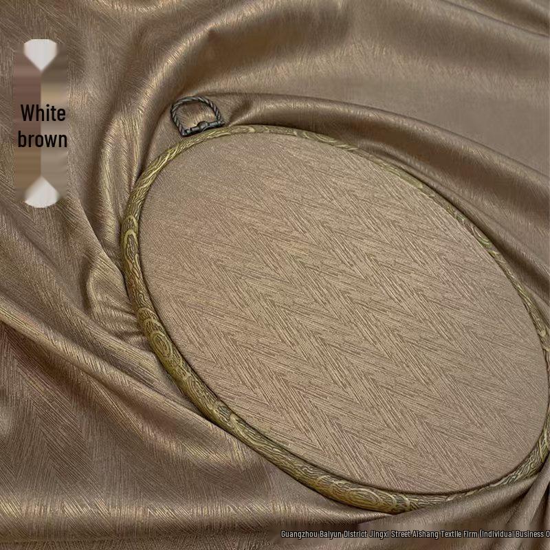 Herringbone Solid Color Twill Jacquard Fabric for Hanfu and Cheongsam Skirts