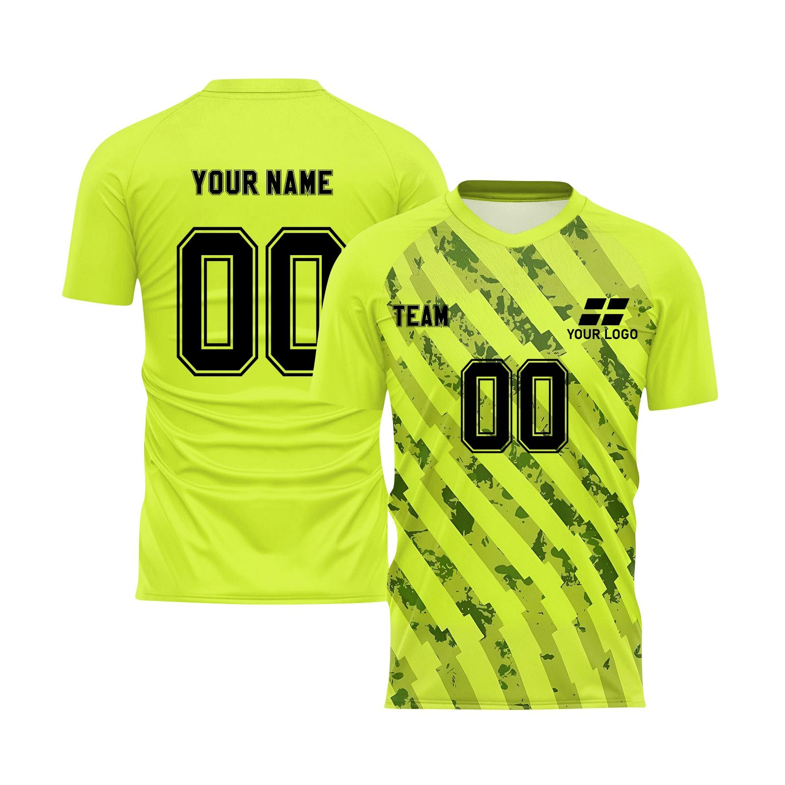 

Personalised Tops Shirts Mens Girls With Name Number Custom Football Jerseys For Boys Training Suit 16