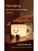 USB Wiederaufladbares Nachtlicht Silikon Kaffeetasse - Kreativer Schlafbegleiter für den Nachttisch