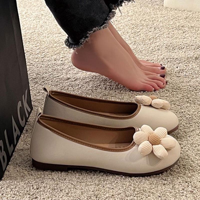 

Новые женские туфли с мягкой подошвой, противоскользящие, одинарные туфли-лодочки 40 бежевый