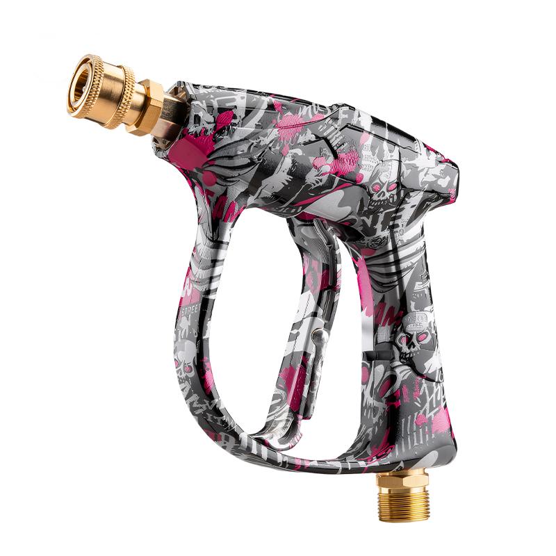 2026 New Graffiti High Pressure Washer Gun, Aluminum Valve Copper Head, 5-Color Nozzles, 1/4" Quick Connect