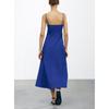 Summer New Product Women's Clothes Cotton A- Line Hem V Neck Sleeveless Poplin Strap Length Dress 2973654