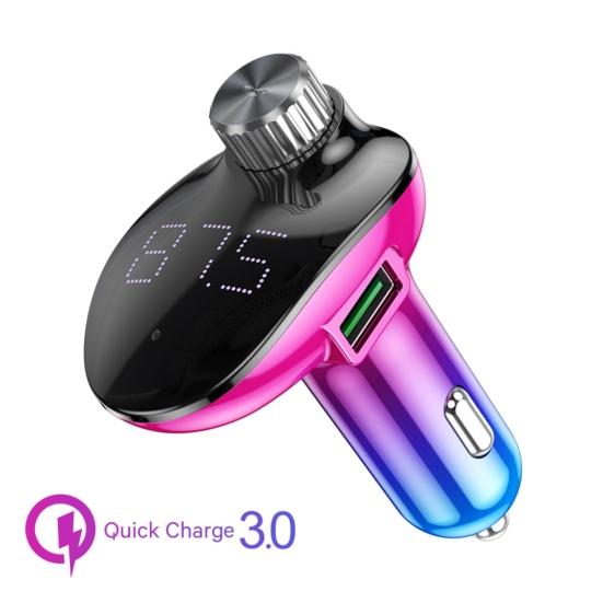 

Двухпортовый Qc3.0 Bluetooth-совместимый FM-автомобильный Mp3-плеер Tf-карта Автомобильное быстрое зарядное устройство