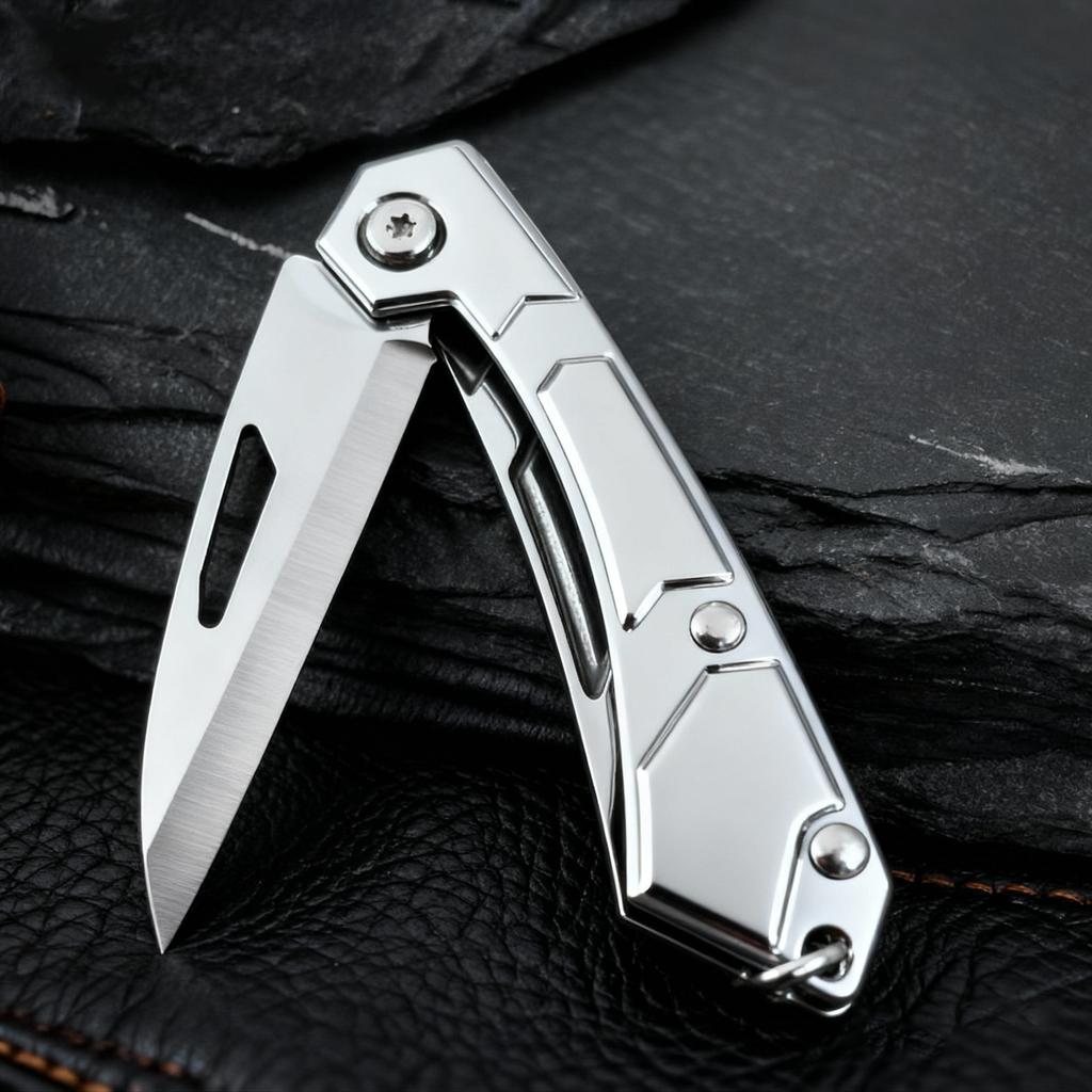 Camping folding knife fruit knife, professional outdoor knife, sharp knife portable hunting knife, multi-functional pocket knife