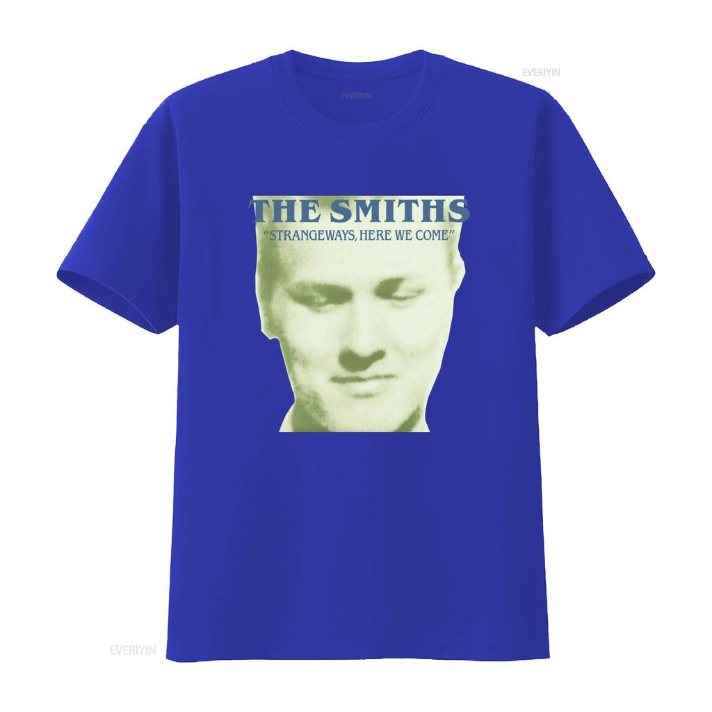 The Smiths Strangeways Here We Come T Shirt Rock Band Print Vintage Washed Streetwear Top For Everyday Wear Graphic Stylish