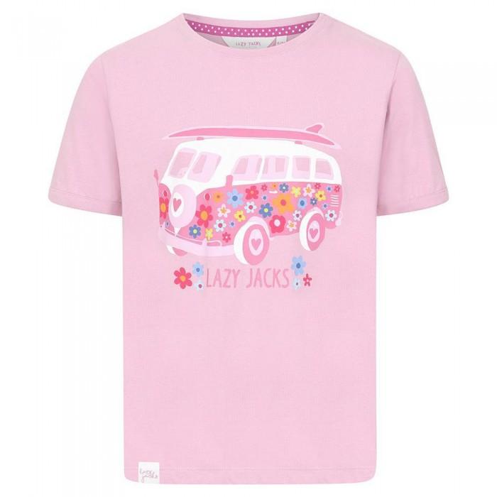 Lazy Jacks Girls Campervan Cotton T-Shirt