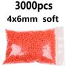 1000/3000PCS Wholesale Red Green Oval Soft Rubber Luminous Fishing Beads Glowing Sink Beads For Fishing Rigs Fishing Lure Tackle