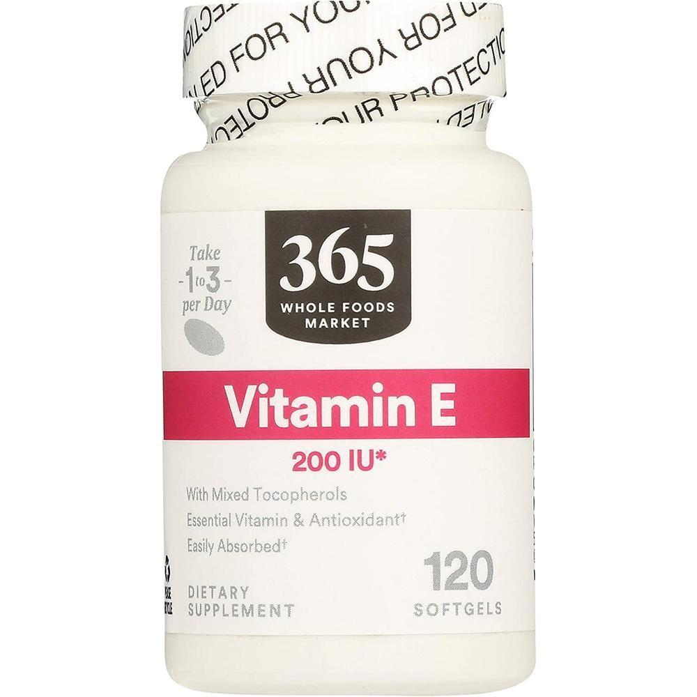 Whole Foods Market Vitamin E 200 Iu Tocopherol 120 Pcs