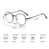 Classic Round Shape Reading Glasses Metal Material Frame Clear Glasses Men Glasses MIRROR Men Women Eye Glasses for Women