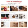 Accurate Positioning Drilling Guide Template Alignment Angles Shelf Pin Jig  Cabinet