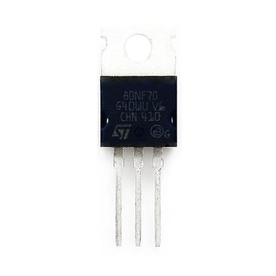 10 SZTUK STP80NF70 P80NF70 ST MOSFET tranzystor TO-220 STP80NF70 80NF70 ORYGINALNY N-kanałowy MOSFET N-Ch TRANZYSTOR TO220