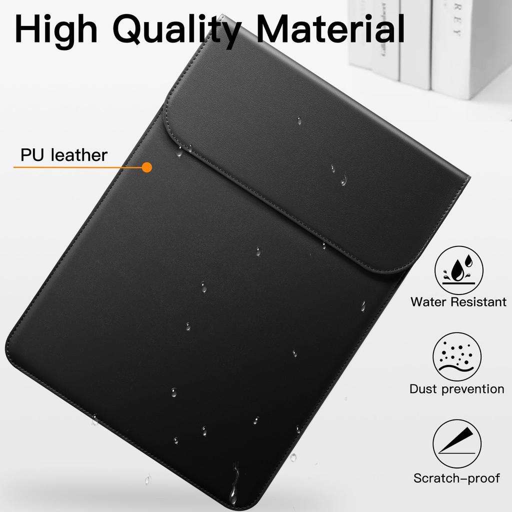 JETech Slim Laptop Case for MacBook Neo MacBook Air MacBook Pro PU Leather Case (A18 Pro), 13-inch (M2/M3/M4/M5) 2022-2026 / 13-inch (M1/M2) 2016-2022