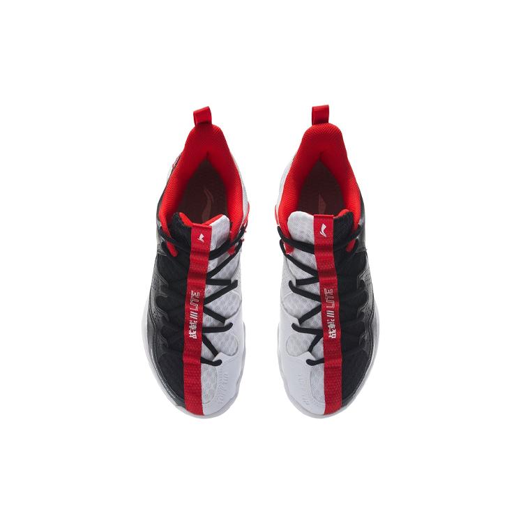 Li Ning Halberd 3 LITE LITE Mesh Cushioning Slip Resistant Abrasion Resistant Lightweight Low top Badminton Shoes AYTR021-2