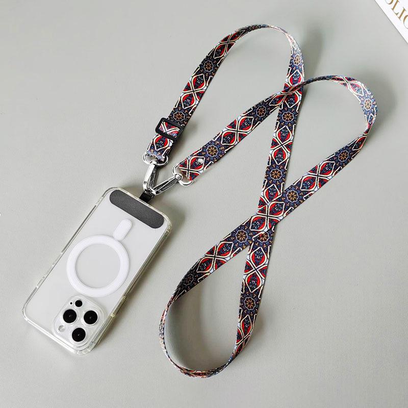 Anti-Loss Phone Case Lanyard with Adjustable Crossbody Strap, Key Hanging Cord & Universal Gasket