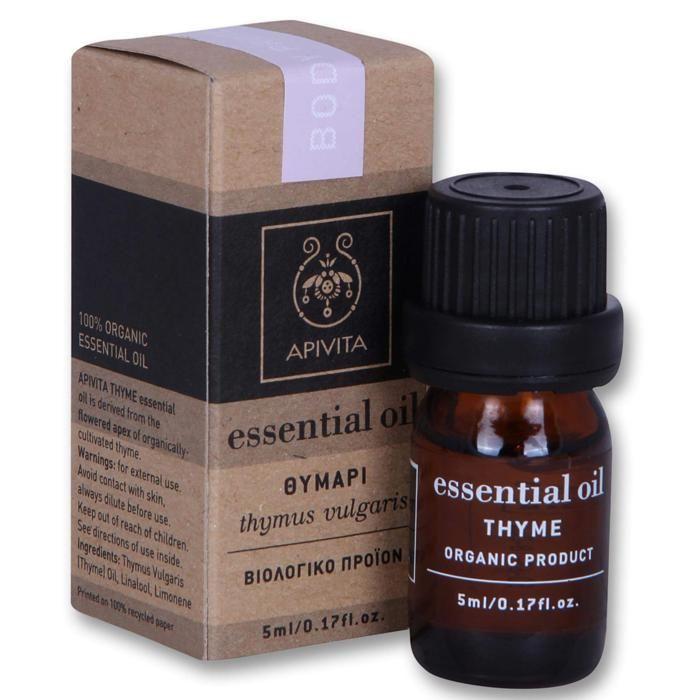Huile Essentielle - APIVITA - Thym - Protection Corps - 5 Ml - Sans Parabène