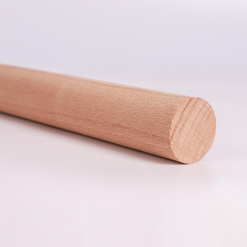 Runder Holzstab Kleiderschrank Runder Holzstab Langer Stab Gebäuddekoration Baumstamm Holz Handwerksmaterial DIY Holzhandwerk