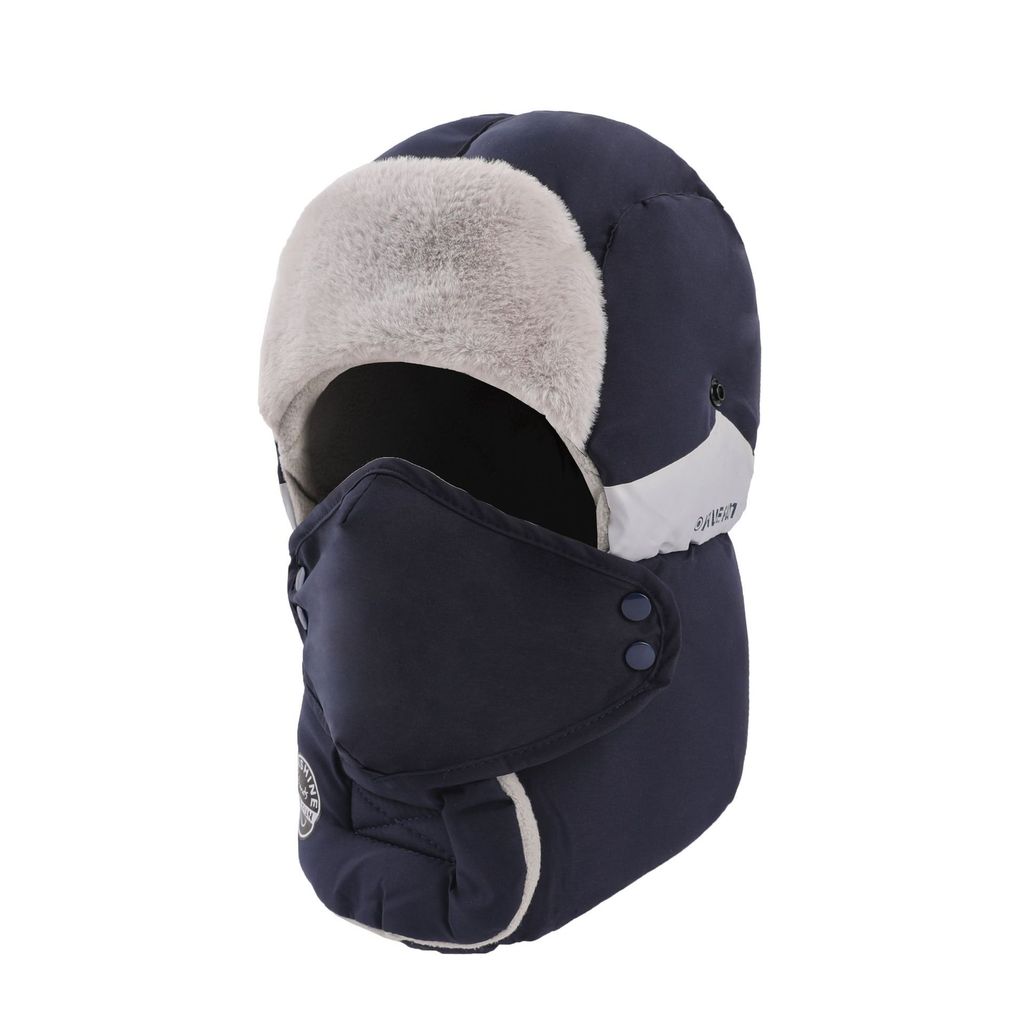 Winter Hat Men Women Waterproof Warm Windproof Fleece Cap For Outdoor Activities