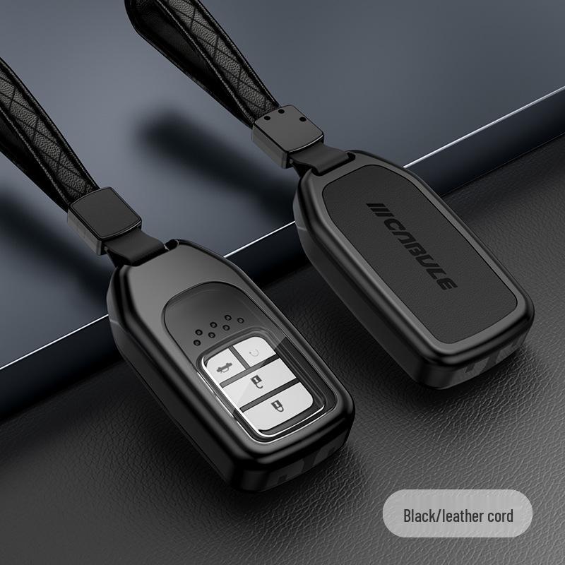 Honda Key Cover: Metal & Leather Case for 10th Gen Accord, CRV, Avancier, Odyssey, Civic