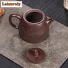 400ml Elegant Yixing Purple Clay Teapots Handmade Handuo Pot Raw Ore Purple Mud Kettle With Strainer Zisha Teaset Cafes Supplies
