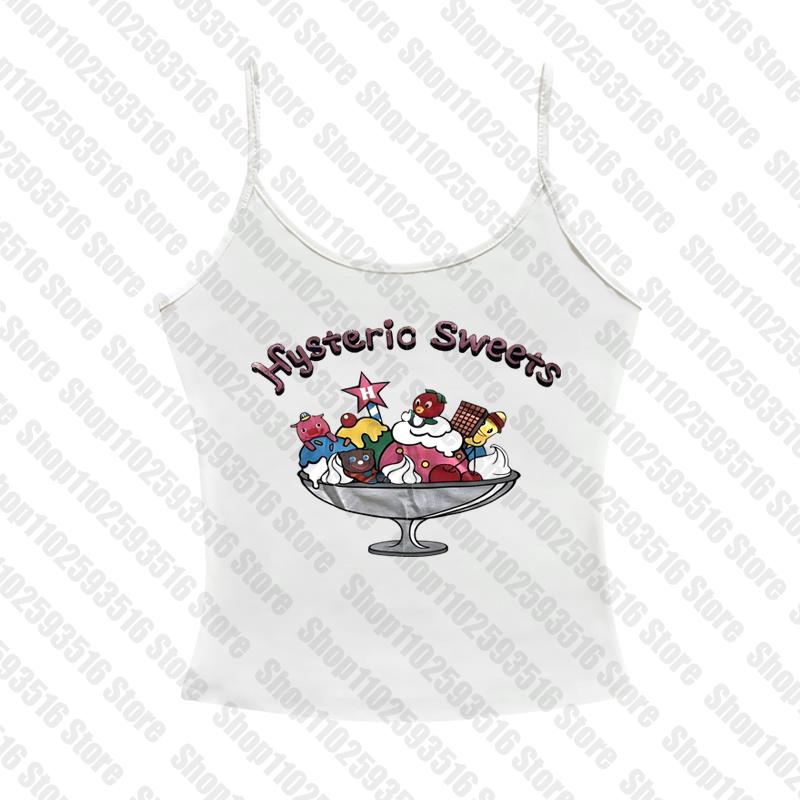 Y2K Letter Print Vintage High Street Aesthetic T-shirt 2000's Crop Top Summer Punk Short Sleeve Clothes Casual Streetwear Tshirt