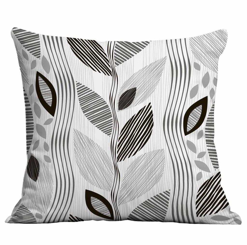 Simple Plant and Flower Pillowcase Home Cushion Pillowcase Decoration