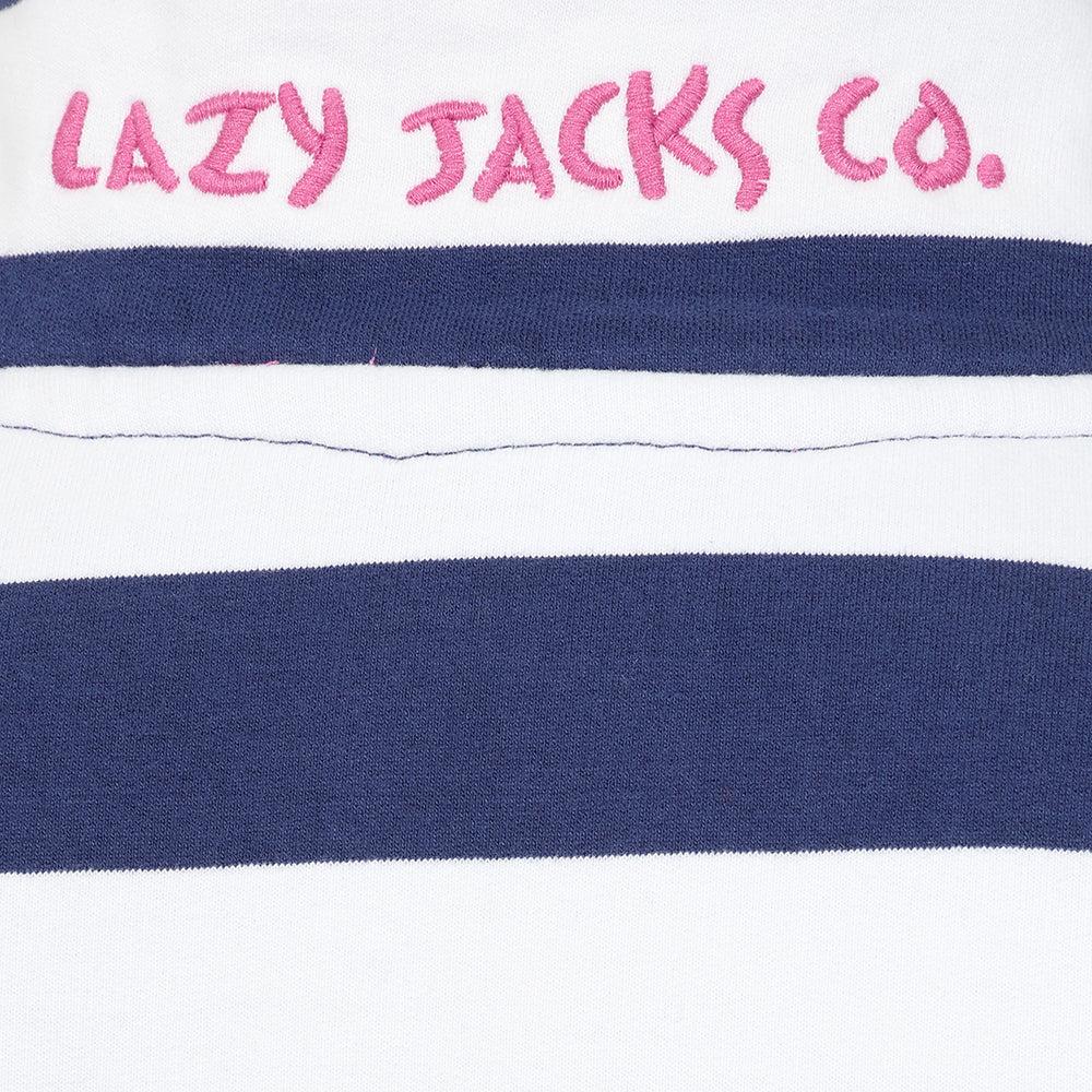 Lazy Jacks Womens/Ladies Button Neck Sweatshirt