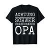 Heavily Educational Grandpa T Shirt Versatile Streetwear Breathable Slightly Unisex Top For Ev