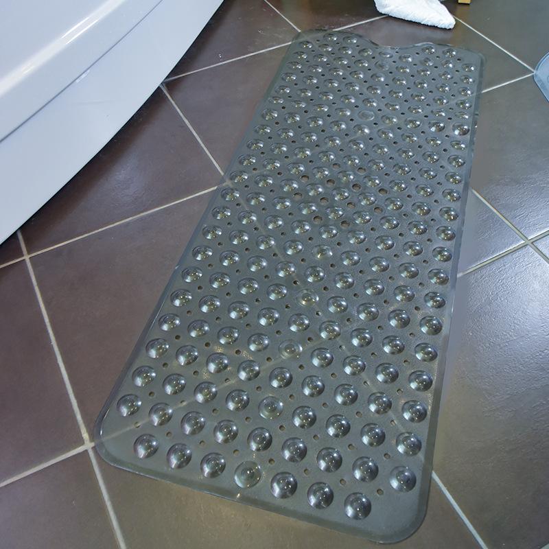 non-slip bathtub mat shower mat with drain holes and suction cups machine washable household bathroom shower carpet bathroom