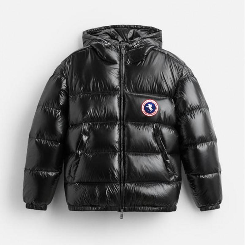 Mens Vintage European Style Puffer Jacket Warm Thick Hooded Winter Cotton Coat Youth