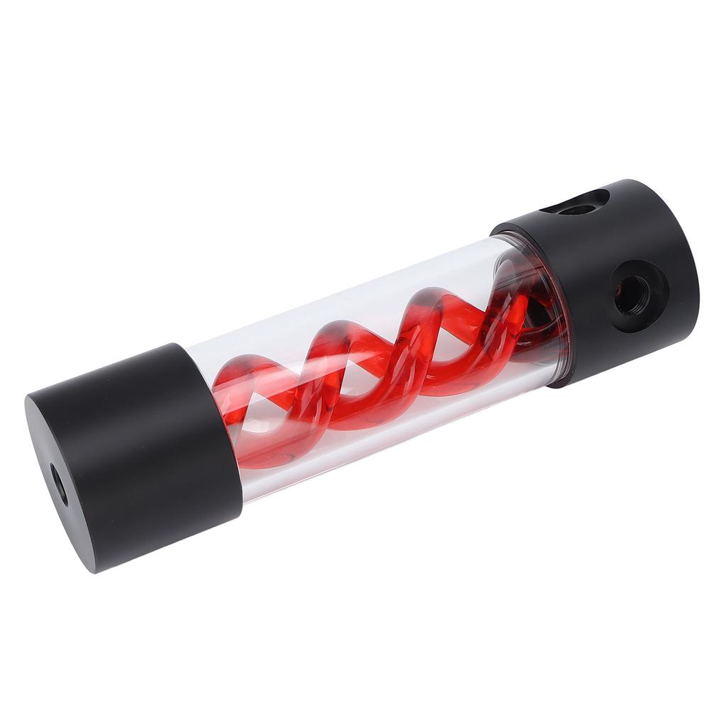 Reservoir Water Cooling 200mm Acrylic 4 Hole G14 Thread Cylindrical Water Cooling Tank for Computer