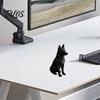 3D Printed Geometric Shepherd Dog Ornament, Minimalist Dog Sculpture for Nordic Light Luxury Home Decor, Entry Desk TV Cabinet Accent Gift