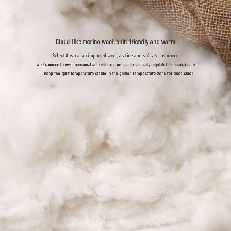 Luolai Home Textiles Baby Grade A 100-Count Cotton & Wool Anti-bacterial Winter Duvet