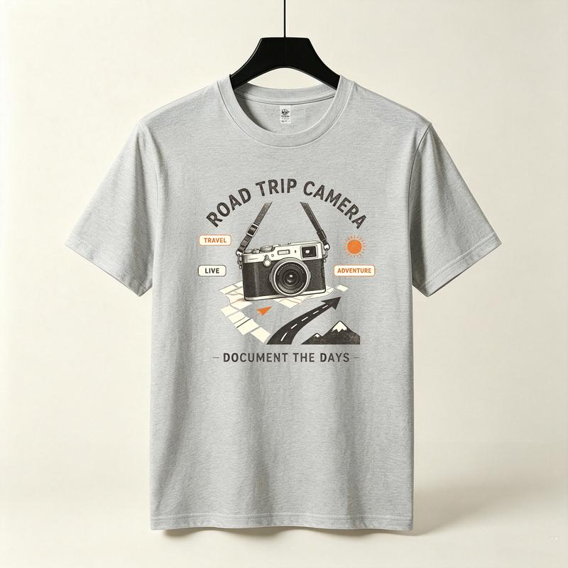 Film Camera Club Graphic Tshirt Unisex Retro Camera Film Roll Design Short Sleeve Vintage Photography Enthusiast Casual Tee Tops