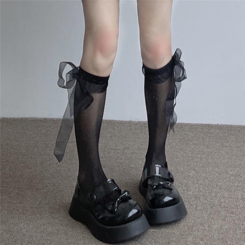 Women's Summer Lolita Over-the-Knee Lace Stockings - Cute Thigh Highs for Beautiful Legs