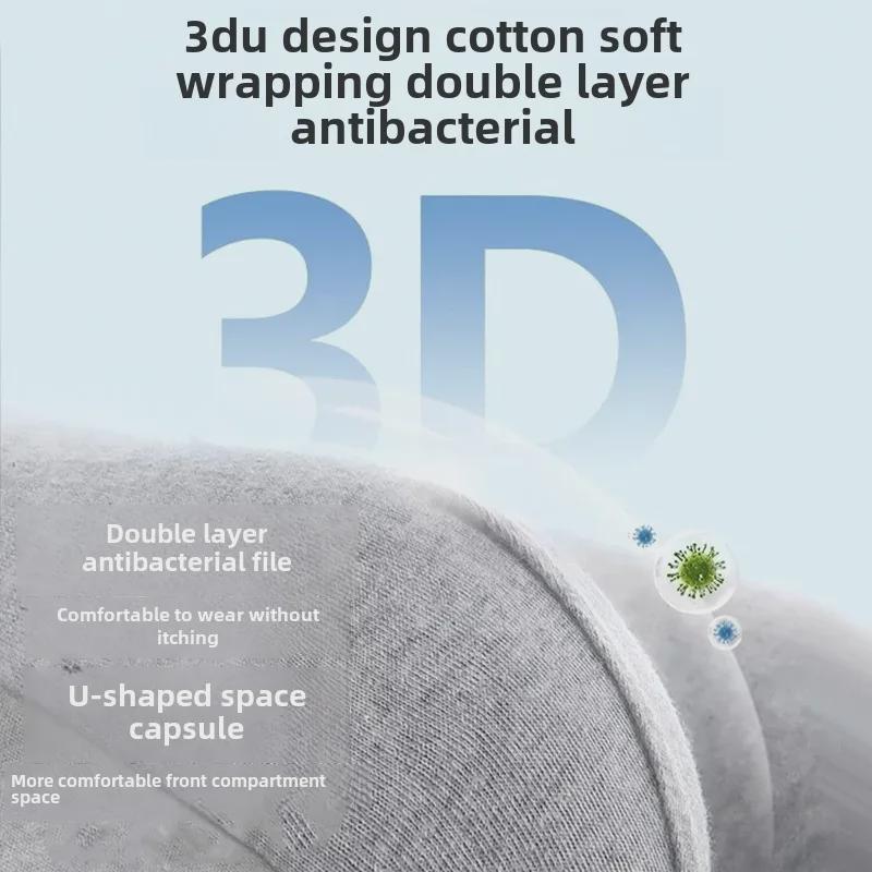 Men's Disposable Pure Cotton Boxer Shorts - Sterile, Four-Corner Design for Business Travel or Daily Use, Large Size Available