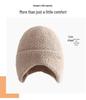 Children's Windproof Wool Hat - Autumn/Winter Knit, Warm Solid Color for Boys & Girls