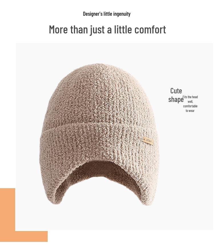 Children's Windproof Wool Hat - Autumn/Winter Knit, Warm Solid Color for Boys & Girls