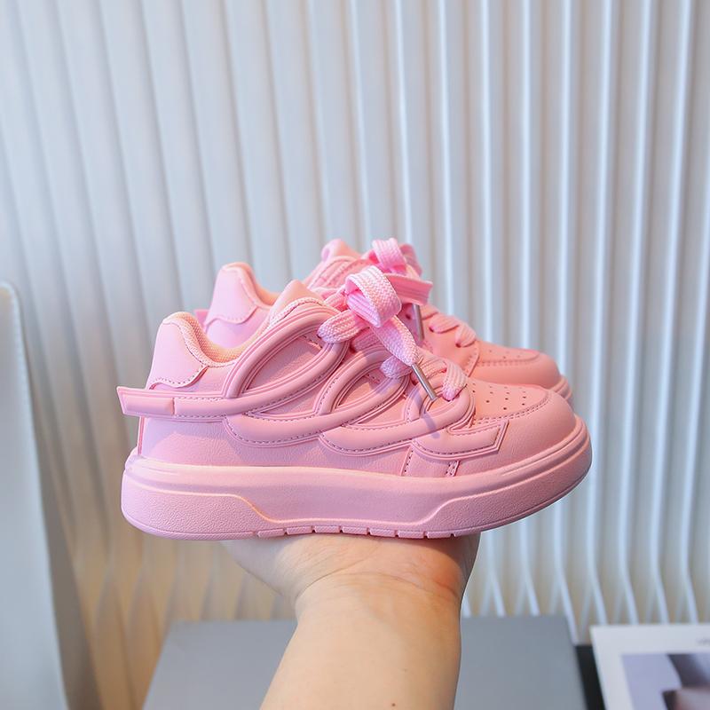 

Дитяче модне низьке дихаюче класичне взуття для скейтбордингу Дитяче спортивне взуття для бігу У тренді для хлопчиків і дівчаток Зручні кросівки 36 рожевий