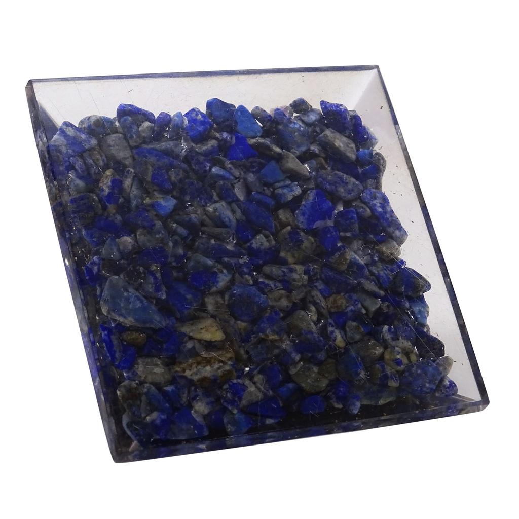 Harmonize Lapis Lazuli Orgone Pyramid With Healing Crystal Copper Chakra Symbol Meditaton Yoga Energy Generator Home D Cor