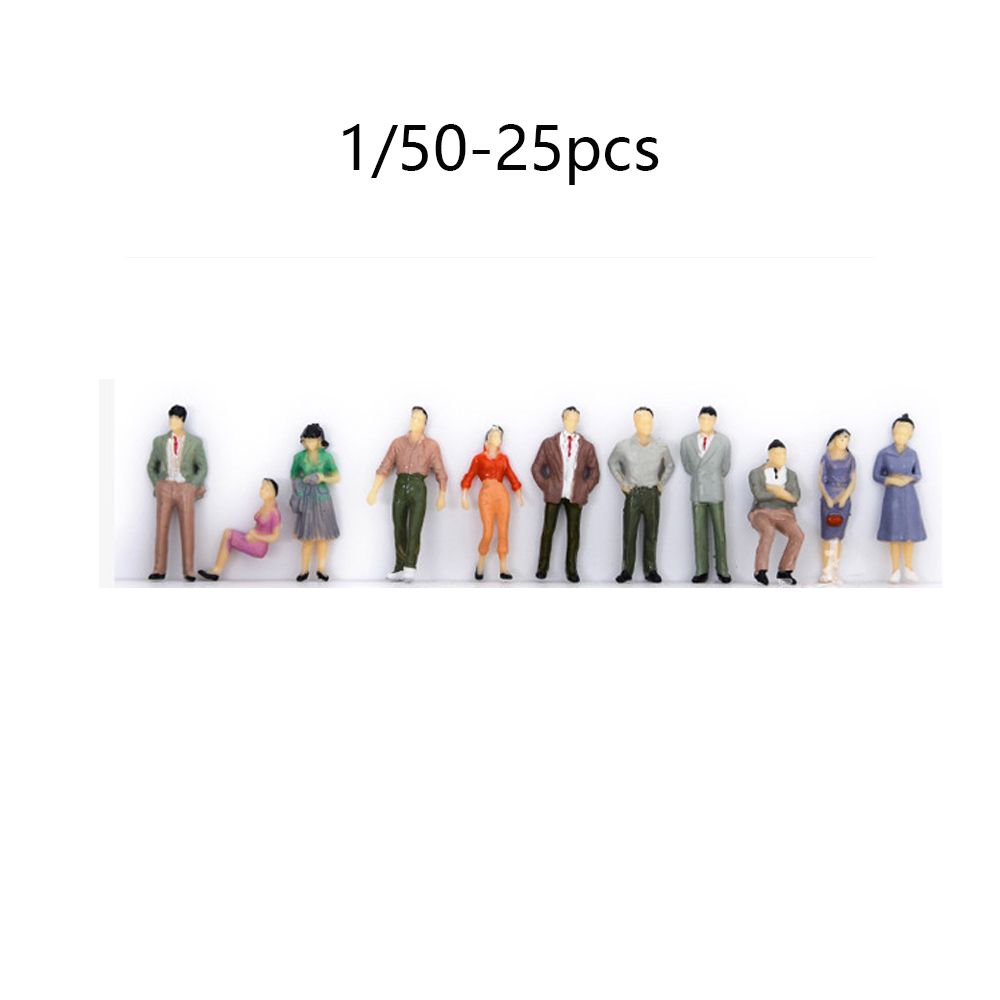 Scale Toy Figures Hand-made DIY Character People Figures Building Passengers ABS Model