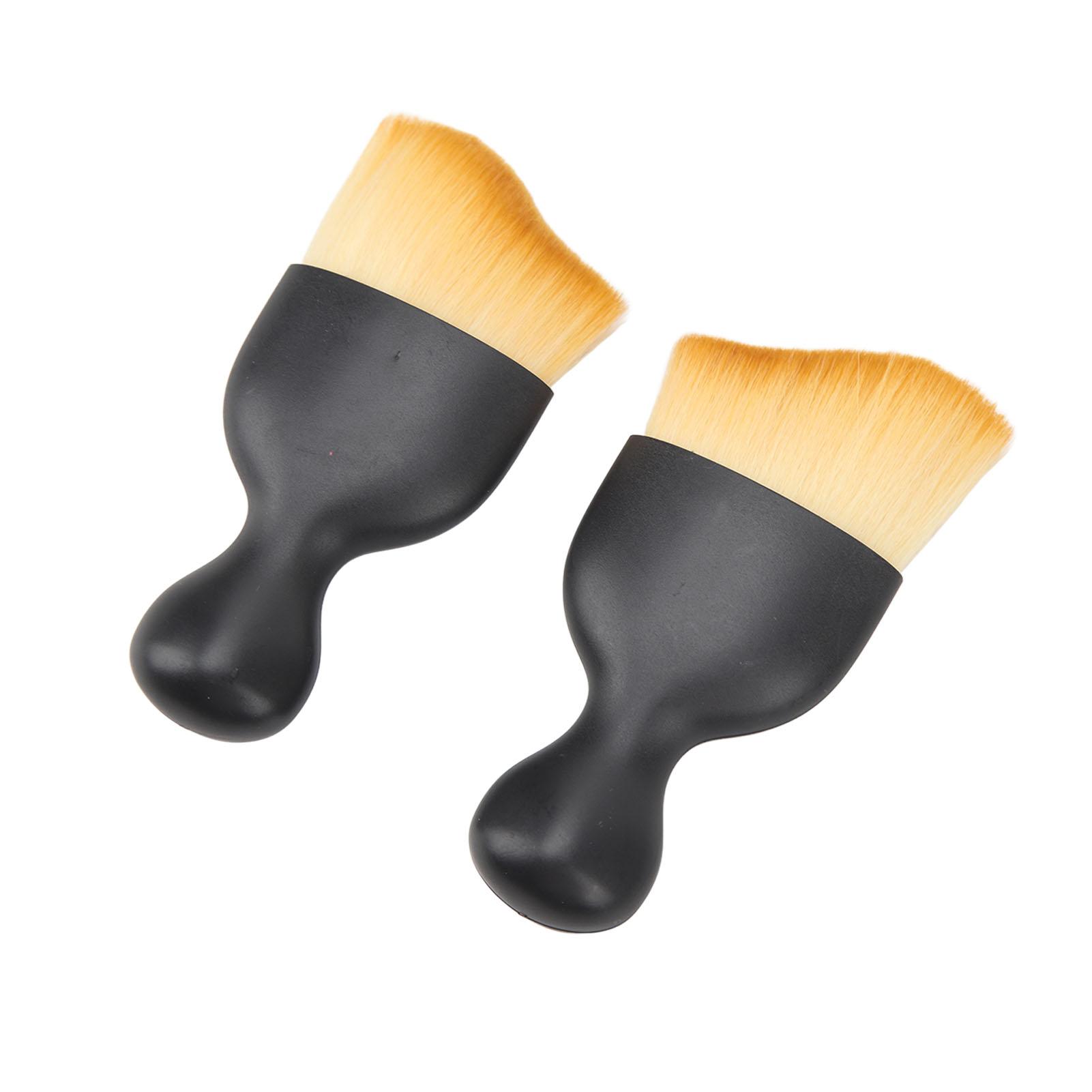 

2Pcs Car Interior Detailing Dust Brush Conditioner Vent Crevice Dust Removal Brush Cleaning Tool