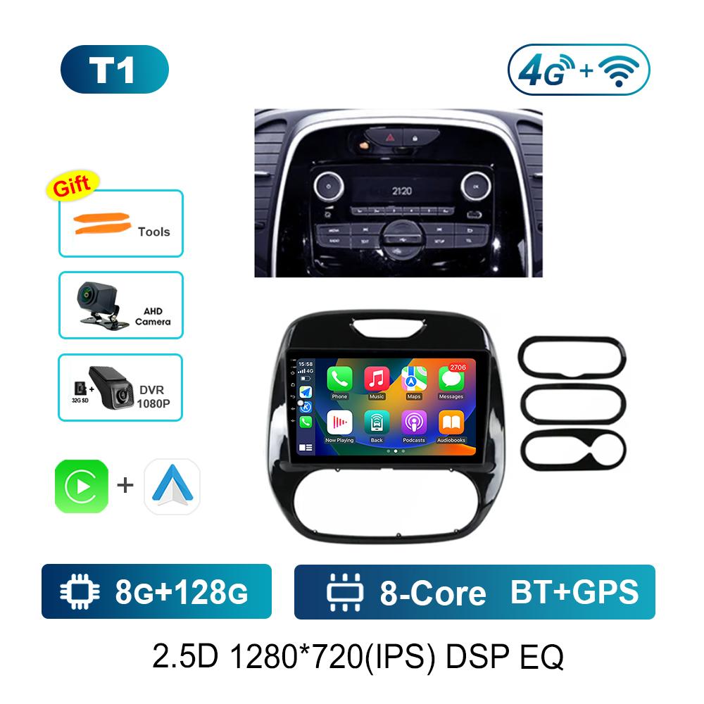 Android OS Car Video Multimedia Player for Renault Kaptur 2016 - 2019 GPS DSP Stereo WiFi BT 4G Carplay Auto Tools Cooling Fan
