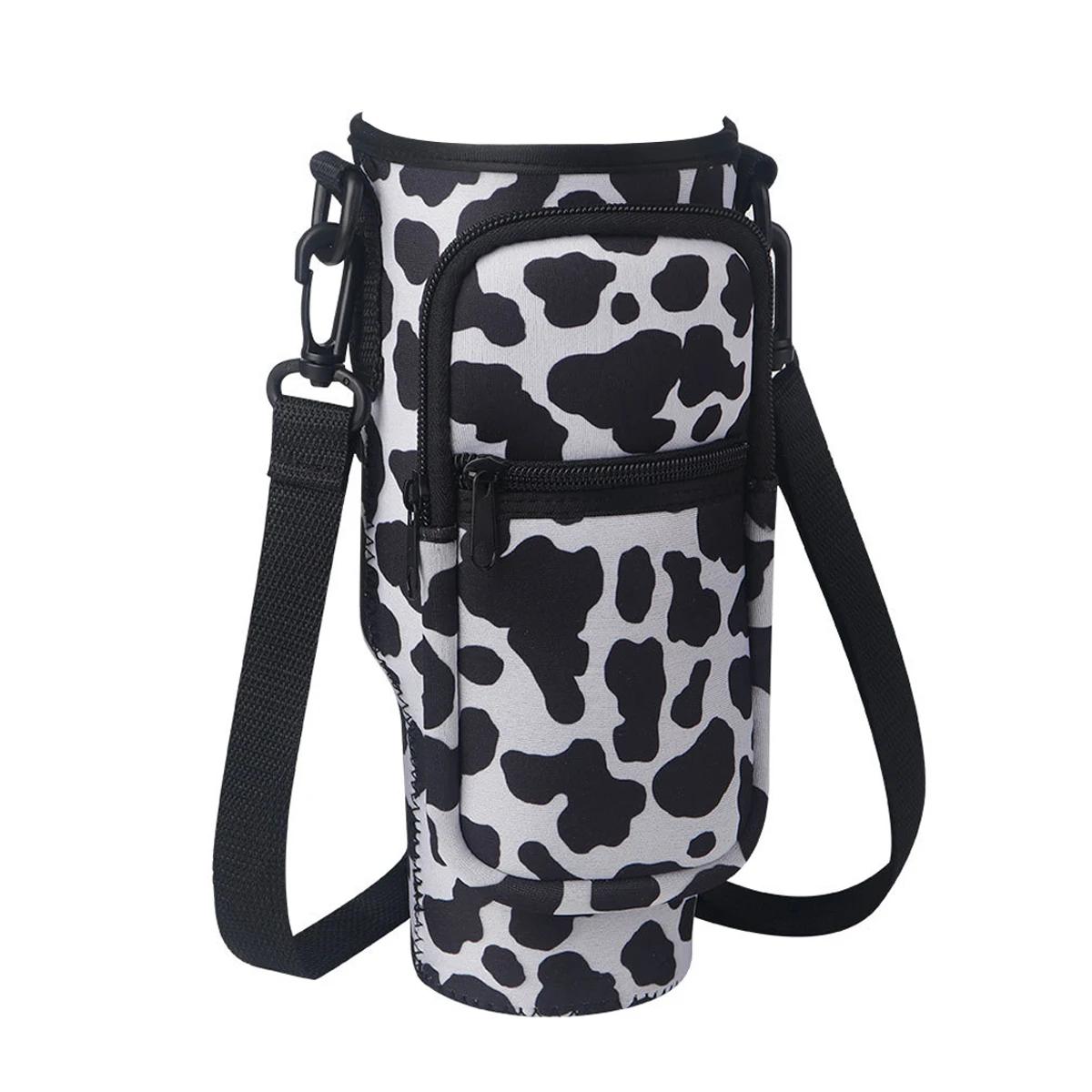 

Сумка для переноски бутылок с водой Leeseph для стакана Stanley 40 унций с ручкой, чехол для бутылок с водой и регулируемым плечевым ремнем