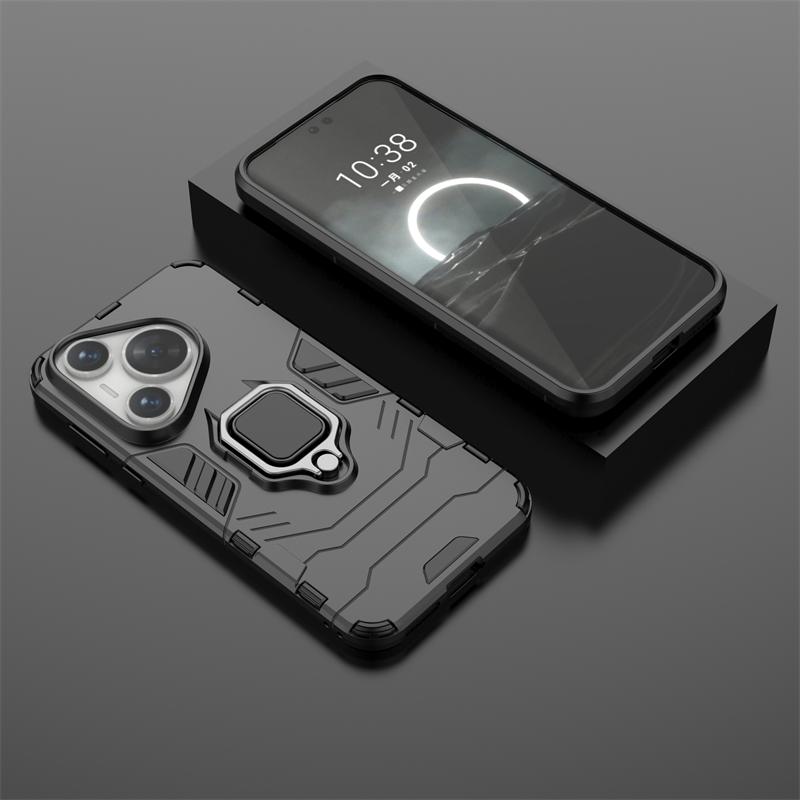 For Huawei Pura 70 Pro 5G Case Car Ring Holder Shockproof Armor Phone Case For Huawei Pura 70 Pro Plus Pura 70 Ultra Back Cover