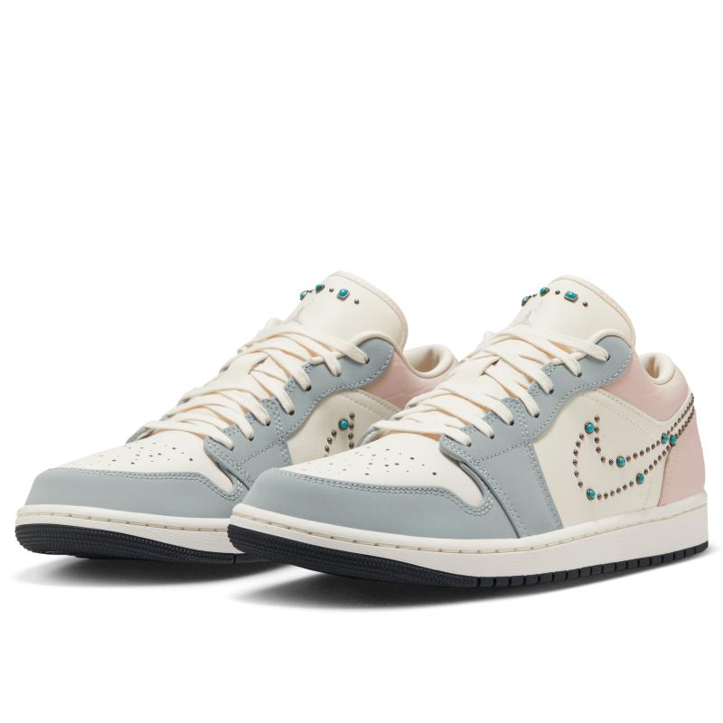 Jordan Air Jordan 1 Abrasion Resistant Low Top Vintage Basketball Shoes Men's Black White Jordan IH7319-001