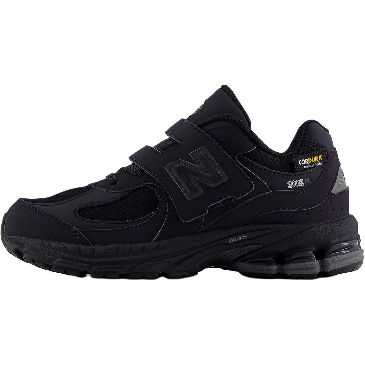 

New Balance NB 2002 Suede Comfortable Round Toe Abrasion Resistant Low top Kids Lifestyle Shoes Phantom Black Kids PV2002PJ Wide (W) 28